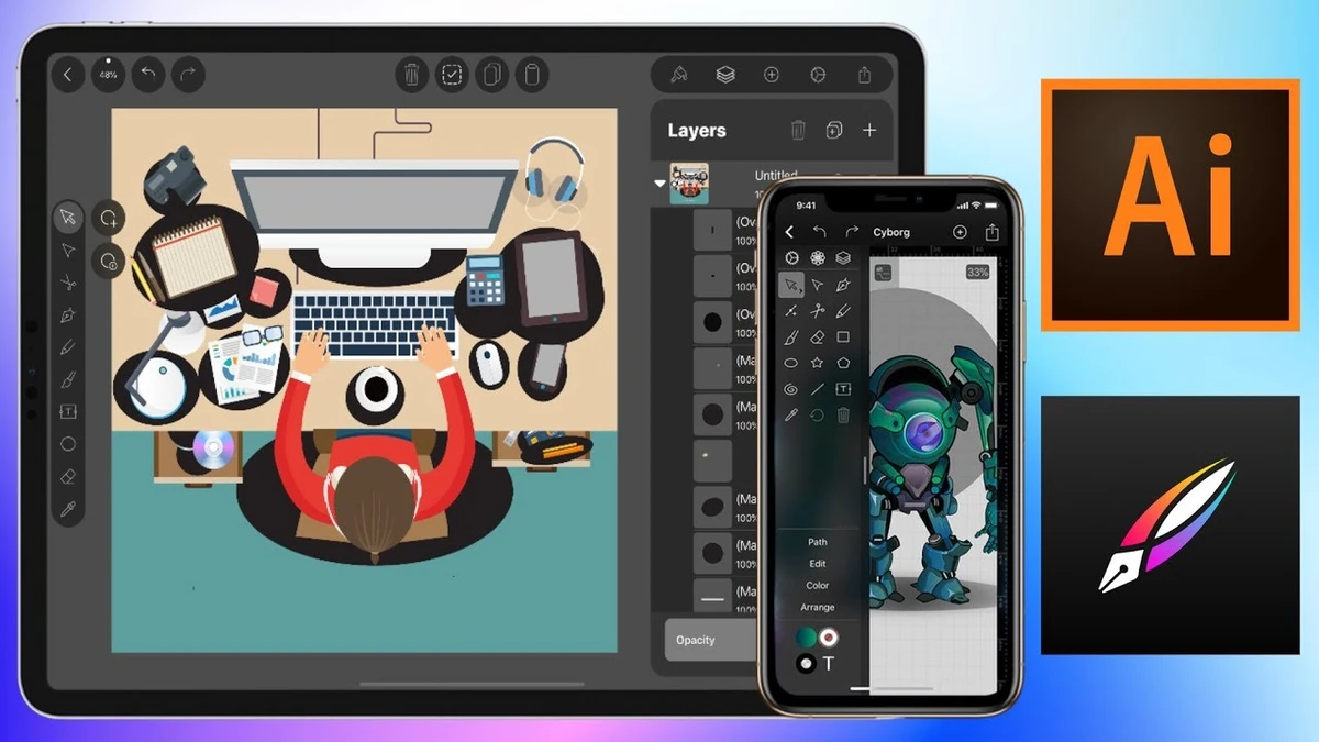 5 Aplikasi Menggambar di iPad Terbaik Sesuai Kebutuhan